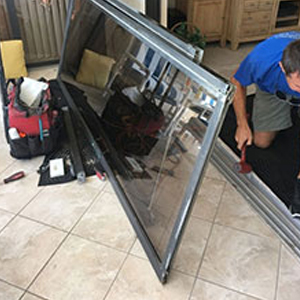 sliding glass door frame repair El Rio